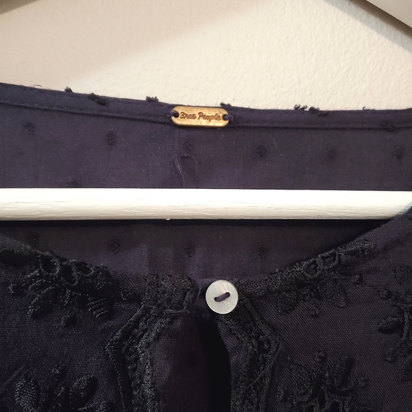 Free People - Charlotte EmbroideRed Tunic Top / Dress - Size S - Picture 6 of 10